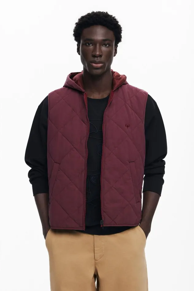 Coats And Jackets Men Desigual Windbreaker With Hood Green