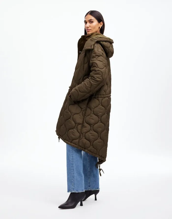 Coats Jackets Women Madewell Alpha Industries M65 Fishtail Parka Jacket Green