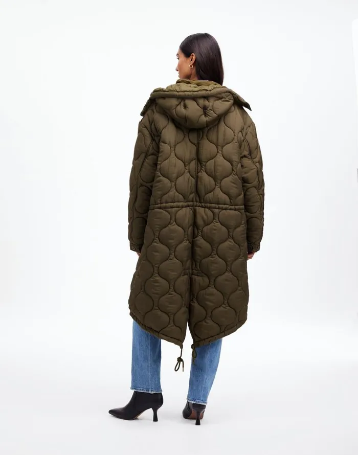 Coats Jackets Women Madewell Alpha Industries M65 Fishtail Parka Jacket Green