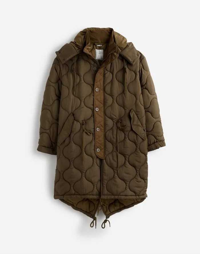 Coats Jackets Women Madewell Alpha Industries M65 Fishtail Parka Jacket Green
