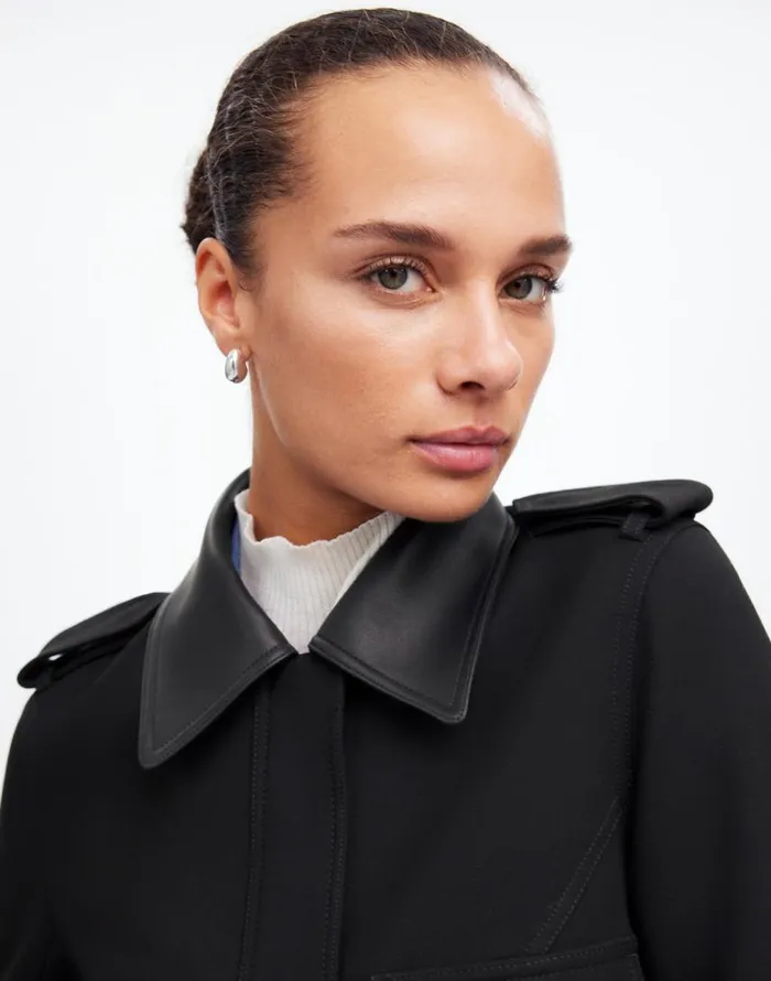 Coats Jackets Women Madewell Shrunken Utility Jacket True Black