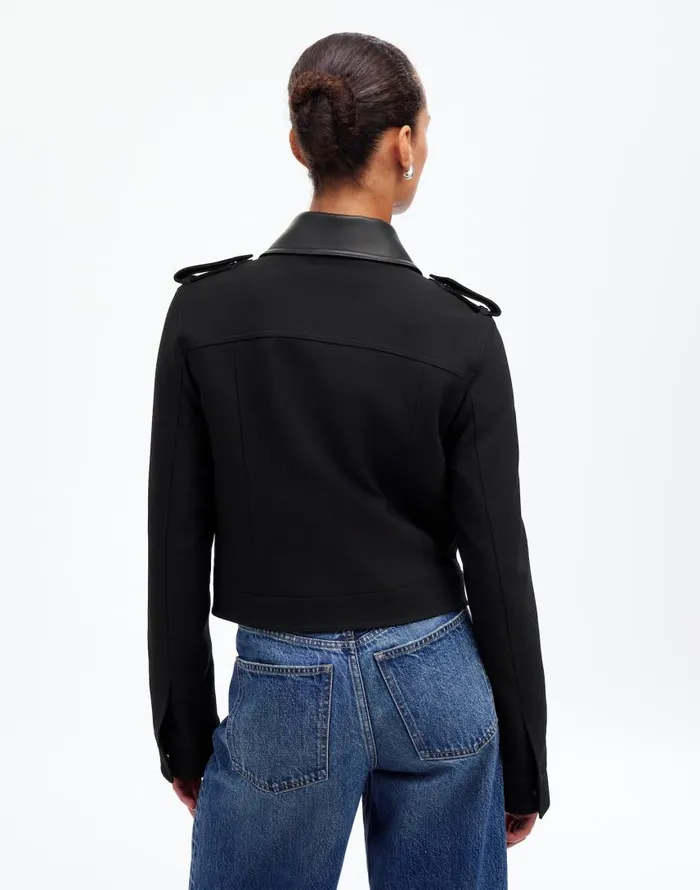 Coats Jackets Women Madewell Shrunken Utility Jacket True Black