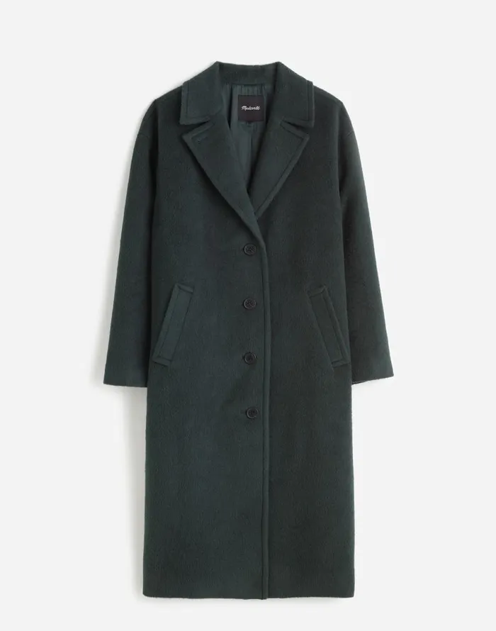 Coats Jackets Women Madewell The Alonzo Coat Luxury Forest