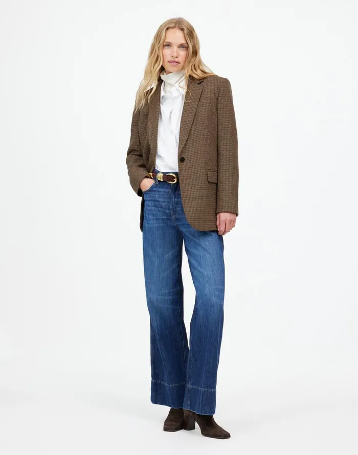 Coats Jackets Women Madewell The Kline Blazer Parton Check