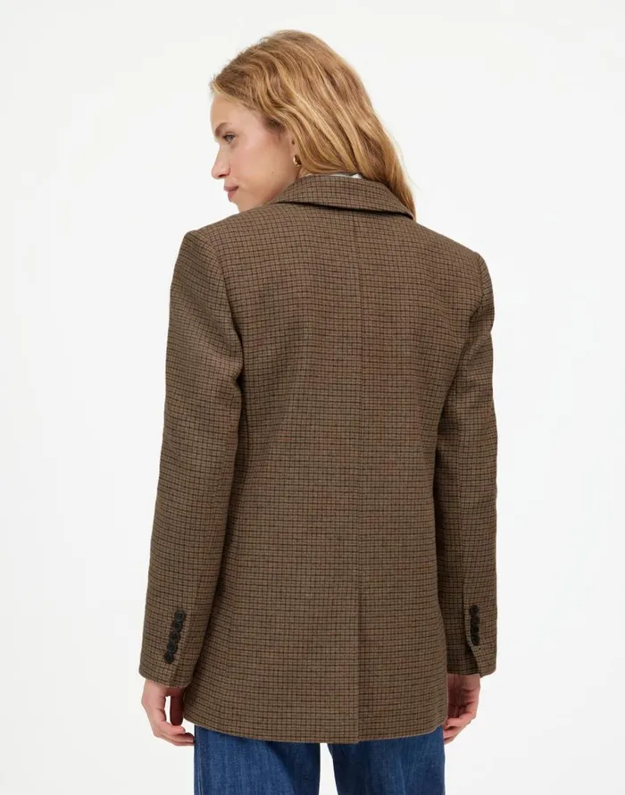 Coats Jackets Women Madewell The Kline Blazer Parton Check