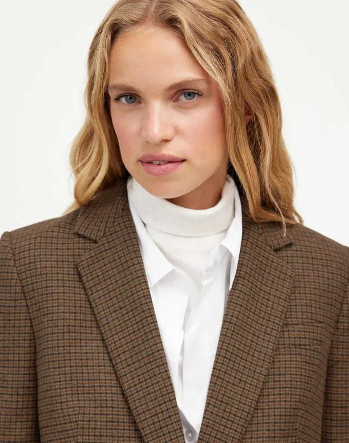 Coats Jackets Women Madewell The Kline Blazer Parton Check