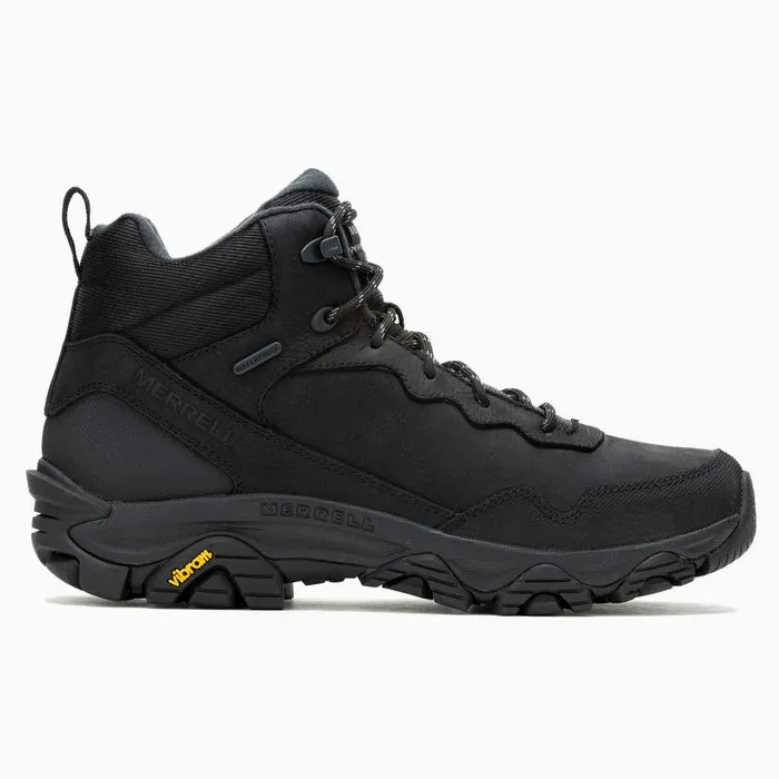 Coldpack 3 Thermo Mid Waterproof Wide Width Black Men Merrell Boots