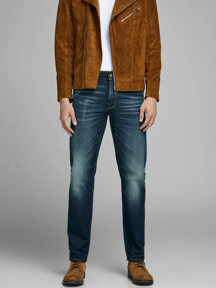 Comfort Jeans JACK and JONES Mens MIKE ICON JJ 173 COMFORT FIT JEANS Blue Blue Denim Comfort Jeans JACK and JONES Mens MIKE ICON JJ 173 COMFORT FIT JEANS Blue Blue Denim