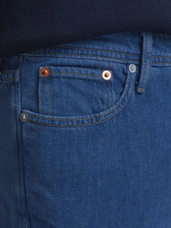 Comfort Jeans JACK and JONES Mens MIKE ORIGINAL AM 236 COMFORT FIT JEANS Blue Blue Denim