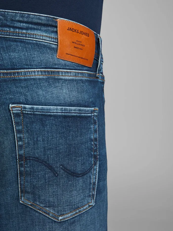 Comfort Jeans JACK and JONES Mens MIKE ORIGINAL JOS 311 COMFORT FIT JEANS Blue Blue Denim