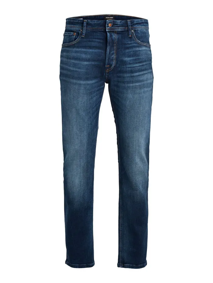 Comfort Jeans JACK and JONES Mens MIKE ORIGINAL JOS 311 COMFORT FIT JEANS Blue Blue Denim