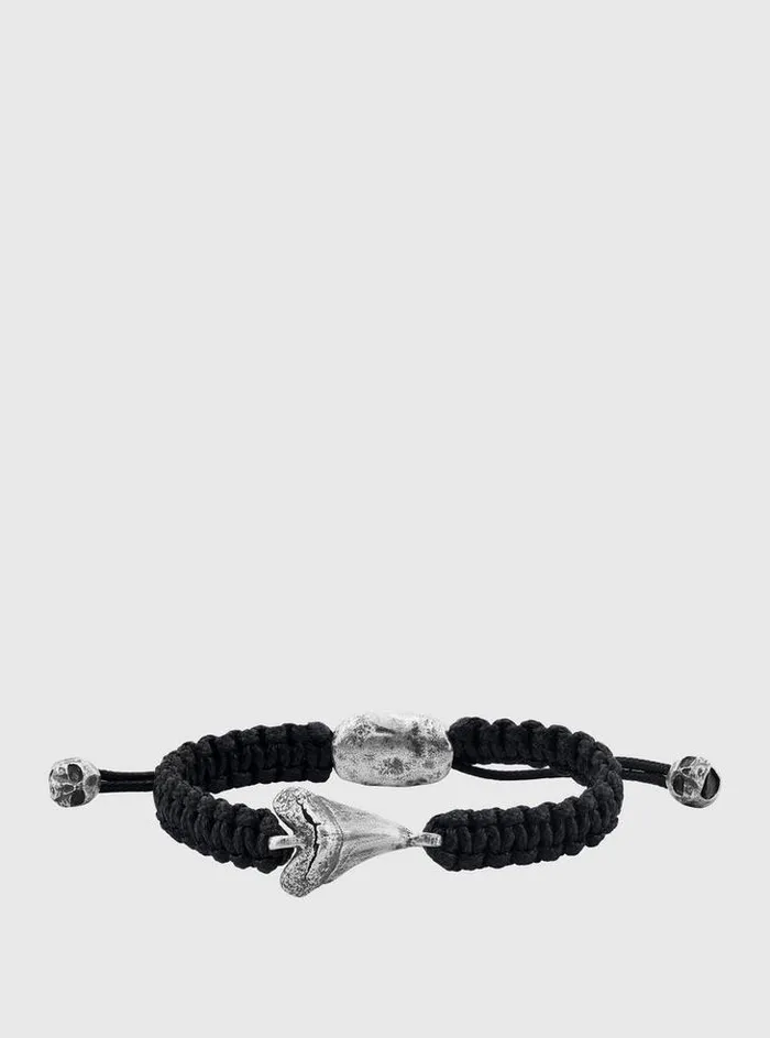 CORDED SHARK TOOTH BRACELET No Color Men John Varvatos Jewelry