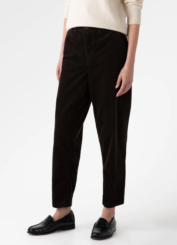 Corduroy Trouser Coffee Women SUNSPEL Pants