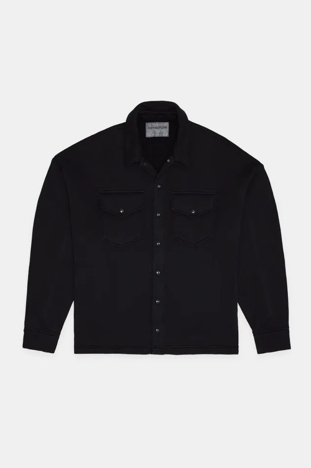 COTTON CITIZEN Boston Buttondown Jet Black Women Shirts COTTON CITIZEN Boston Buttondown Jet Black Women Shirts