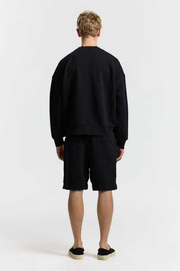 COTTON CITIZEN Boston Crew Jet Black Men Sweatshirts COTTON CITIZEN Boston Crew Jet Black Men Sweatshirts