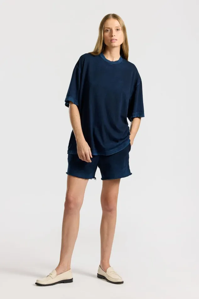 COTTON CITIZEN Bowie Tee Vintage Navy Women Tees COTTON CITIZEN Bowie Tee Vintage Navy Women Tees