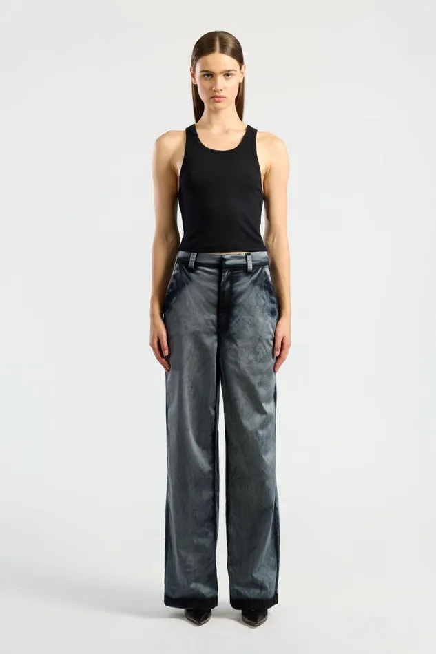 COTTON CITIZEN London Relaxed Pant Black Cast Women Pants