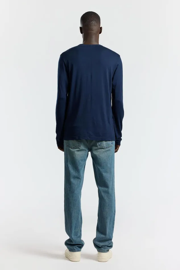 COTTON CITIZEN Prince Long Sleeve Shirt Super Navy Men Shirts