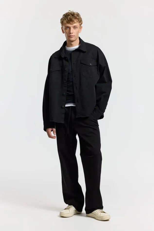 COTTON CITIZEN Relaxed Pant Jet Black Men Pants