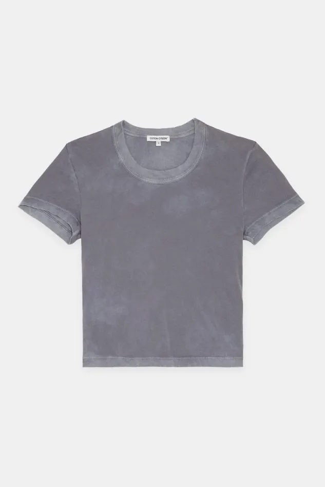 COTTON CITIZEN Standard Baby Tee Vintage Natural Blue Women Tees