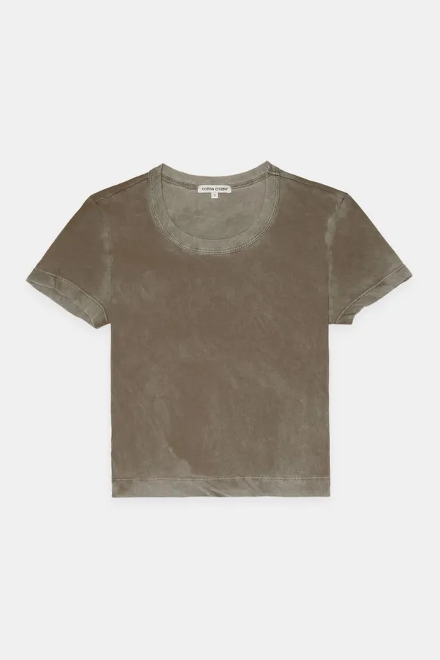 COTTON CITIZEN Standard Baby Tee Vintage Taupe Women Tees COTTON CITIZEN Standard Baby Tee Vintage Taupe Women Tees