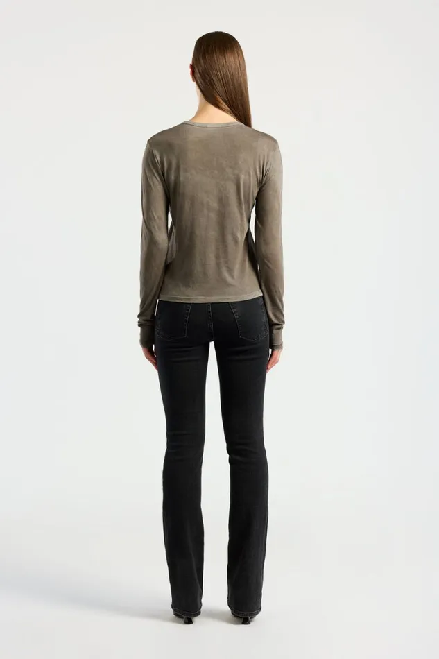 COTTON CITIZEN Standard Long Sleeve Shirt Vintage Taupe Women Shirts COTTON CITIZEN Standard Long Sleeve Shirt Vintage Taupe Women Shirts