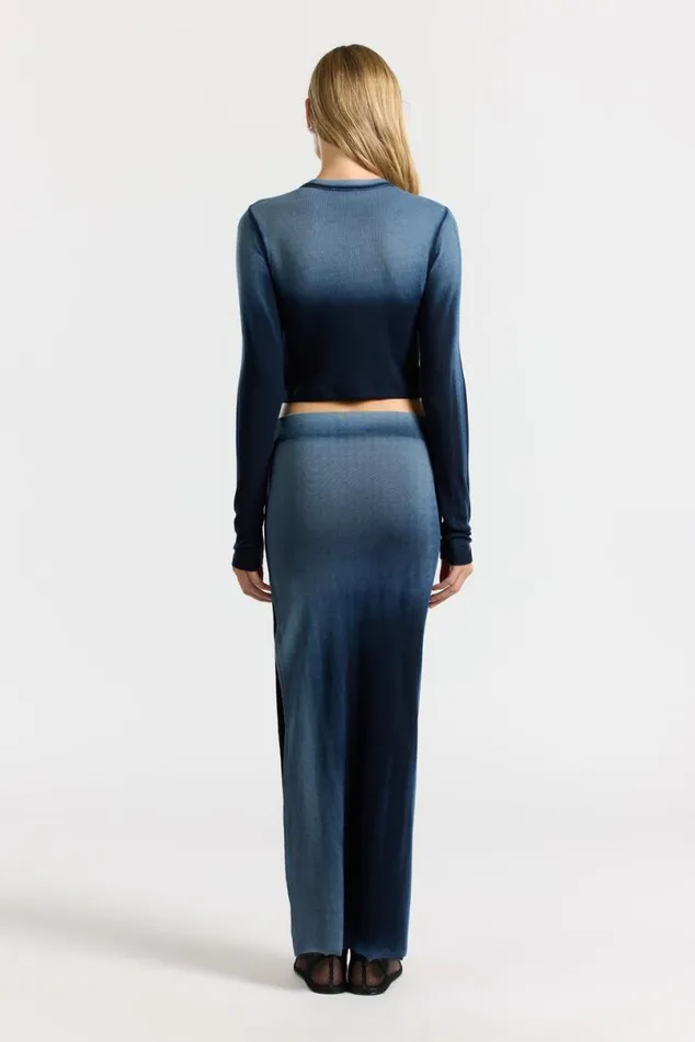 COTTON CITIZEN Verona Crop Shirt Navy Cast Women Shirts