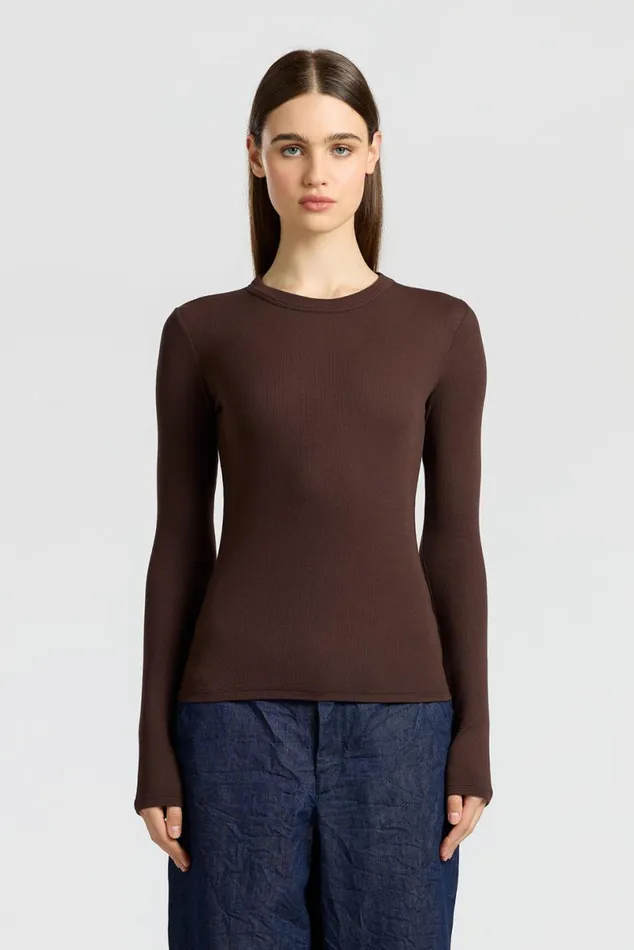 COTTON CITIZEN Verona Shirt Chocolate Women Shirts