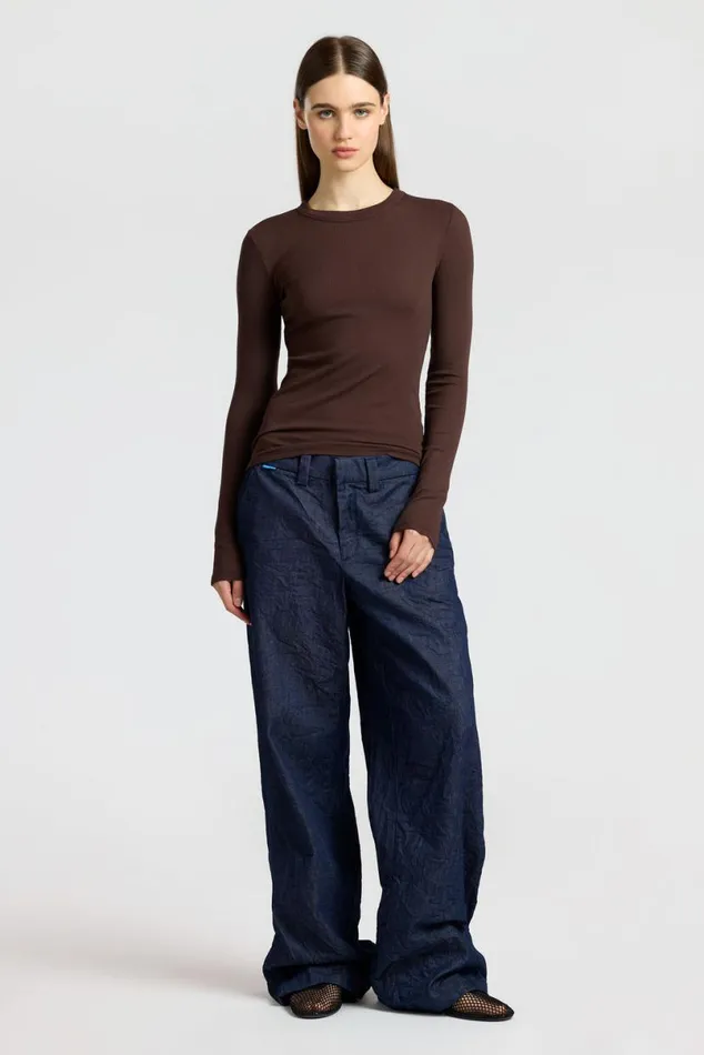 COTTON CITIZEN Verona Shirt Chocolate Women Shirts COTTON CITIZEN Verona Shirt Chocolate Women Shirts