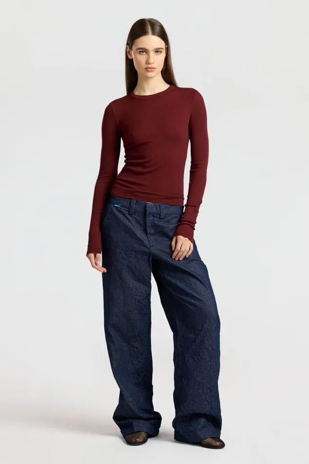 COTTON CITIZEN Verona Shirt Red Wine Women Shirts COTTON CITIZEN Verona Shirt Red Wine Women Shirts