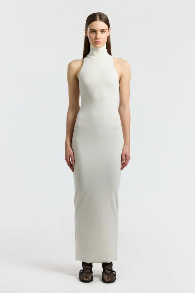 COTTON CITIZEN Verona Sleeveless Maxi Dress Bone Women Dresses Skirts