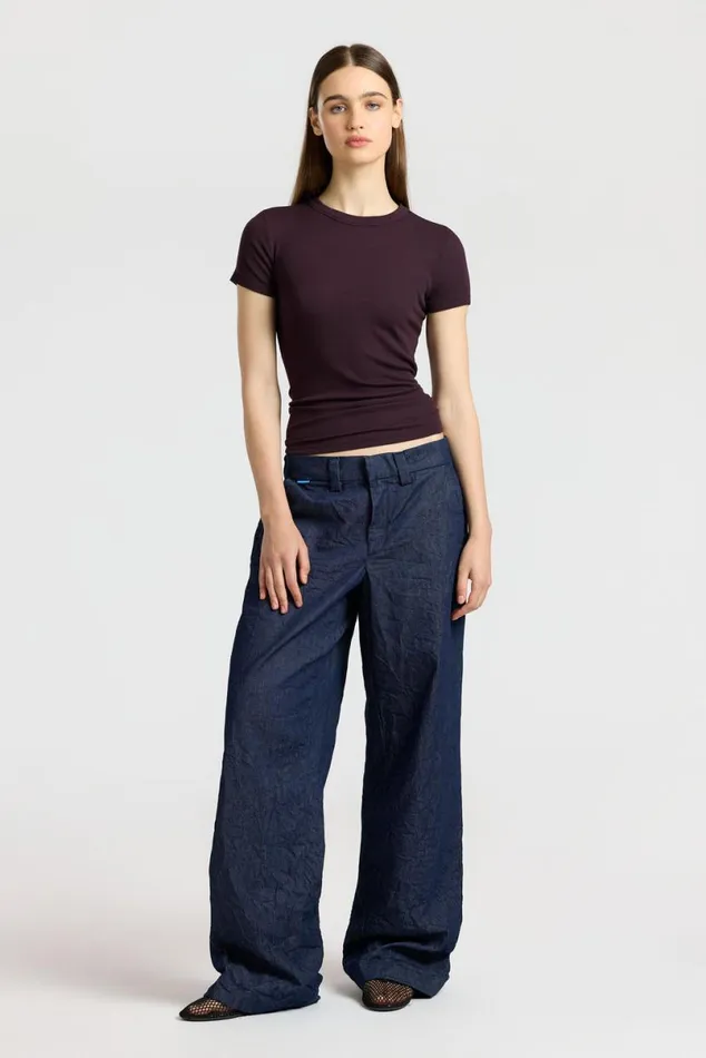 COTTON CITIZEN Verona Tee Eggplant Women Tees