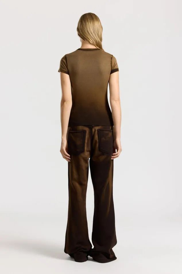COTTON CITIZEN Verona Tee Espresso Cast Women Tees COTTON CITIZEN Verona Tee Espresso Cast Women Tees