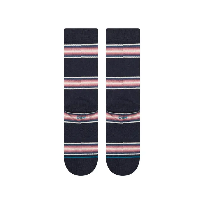 Cotton Crew Socks Hill Top 8211 Navy MenWomen Stance Crew