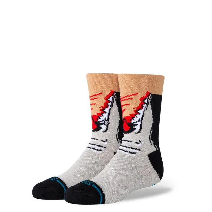 Cotton Crew Socks Snack Attack 8211 Black Kids Stance Kids