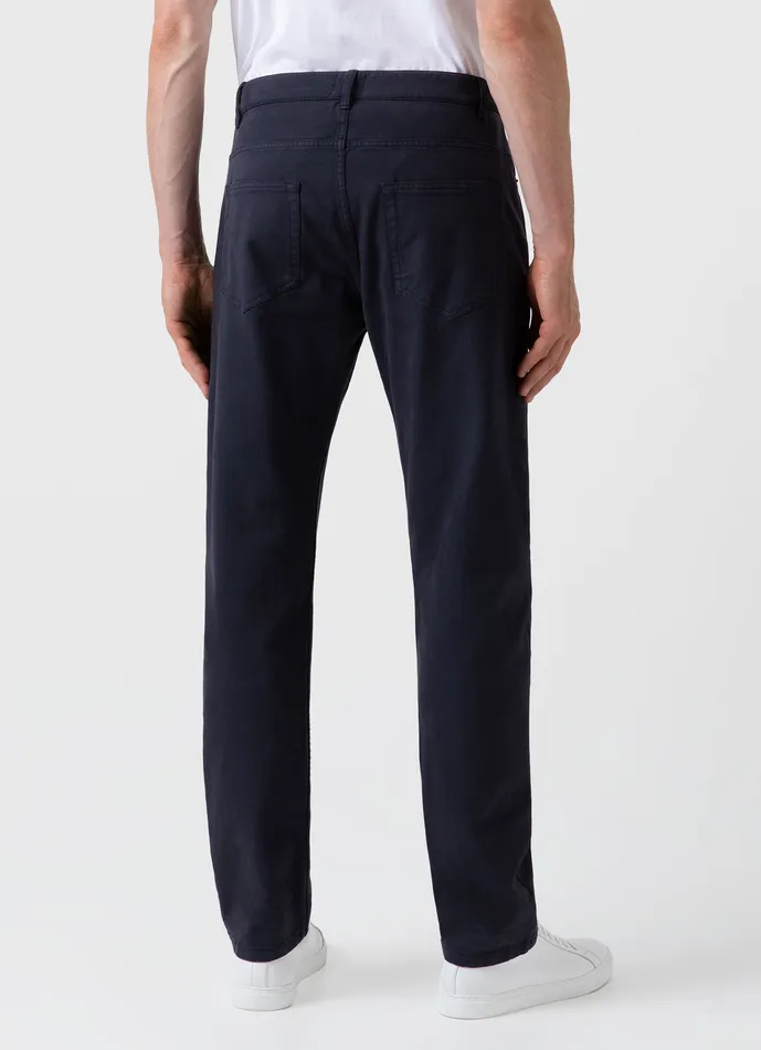 Cotton Drill 5 Pocket Trouser Navy Men Pants ussunspel Cotton Drill 5 Pocket Trouser Navy Men Pants ussunspel