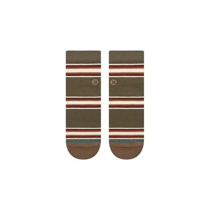Cotton Quarter Socks Hill Top 8211 Darkgreen MenWomen Stance Quarter