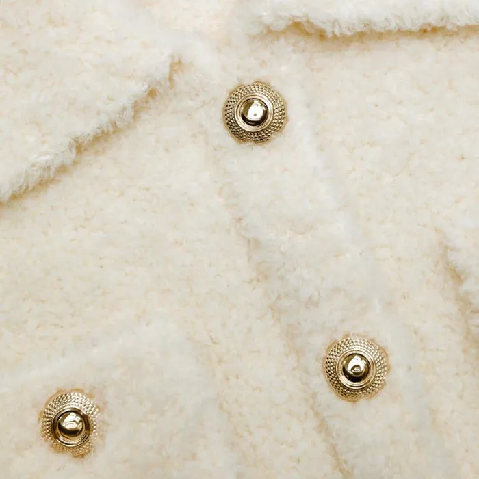 Cream Fluffy Knit Top Women Self Portrait Knitwear