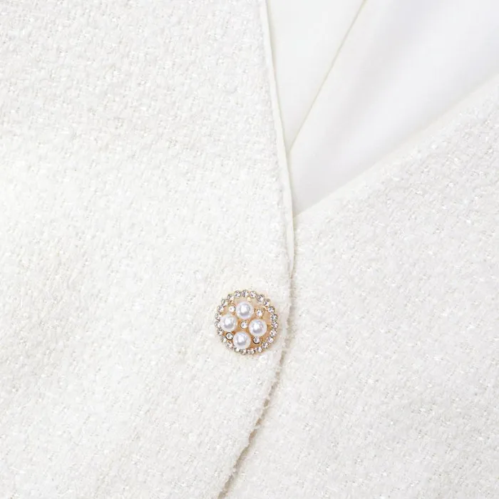 Cream Tinsel Boucle Midi Dress Women Self Portrait Dresses Cream Tinsel Boucle Midi Dress Women Self Portrait Dresses