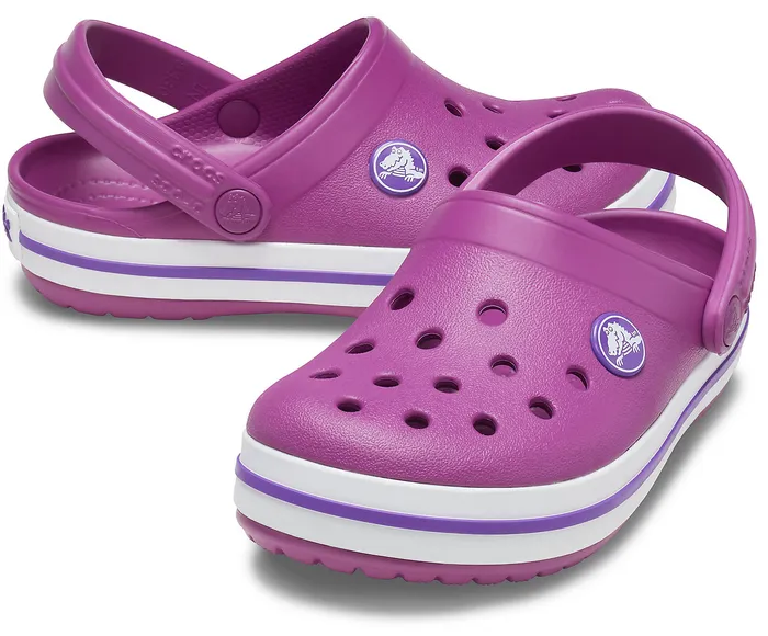 Crocs Kids Crocband Clog Viola GirlsBoys Clogs