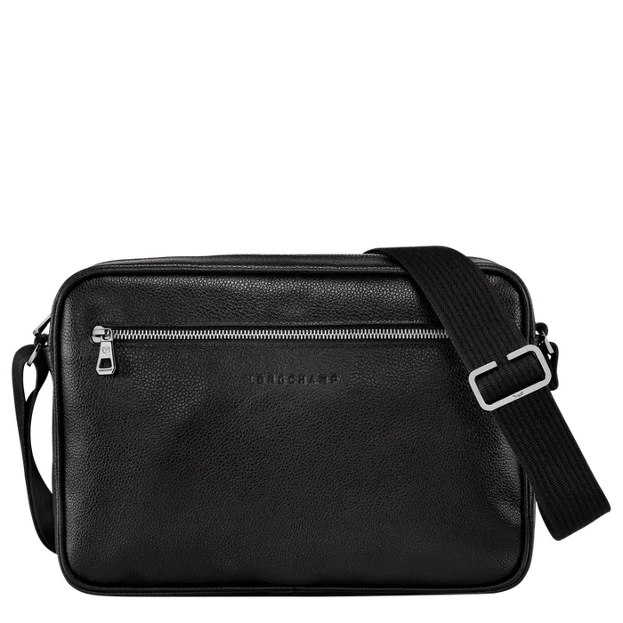 Crossbody bags Men Longchamp Le Foulonn M Camera bag Black