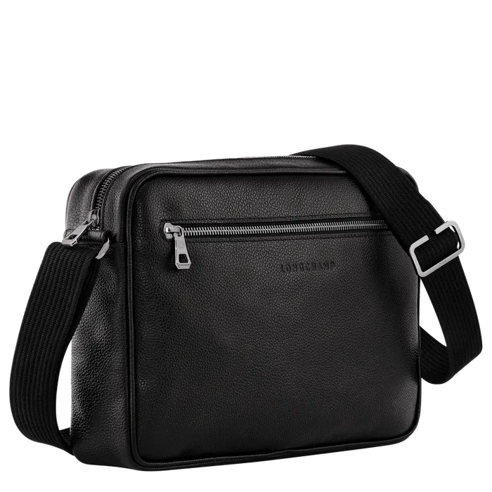 Crossbody bags Men Longchamp Le Foulonn M Camera bag Black