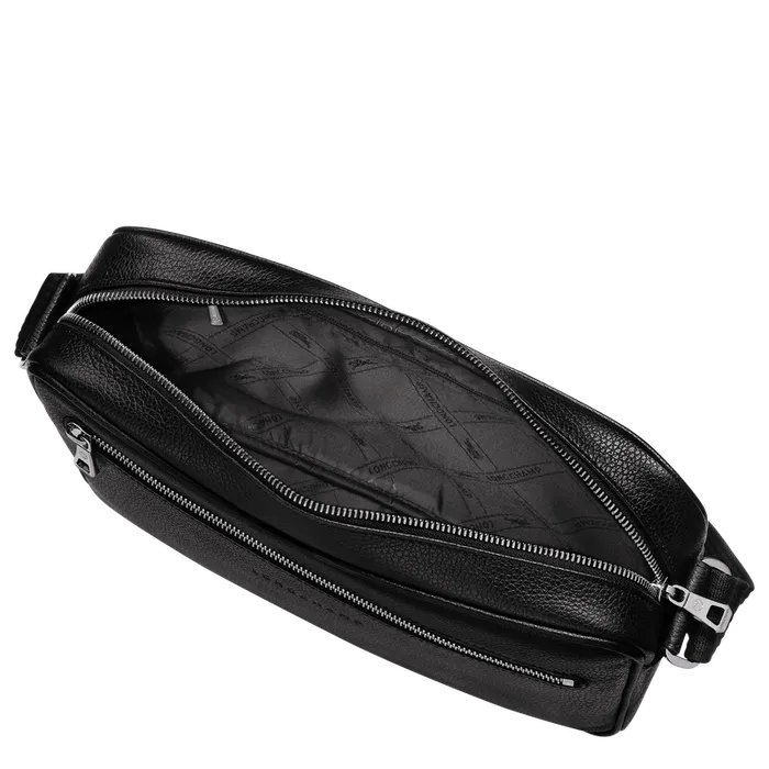 Crossbody bags Men Longchamp Le Foulonn M Camera bag Black