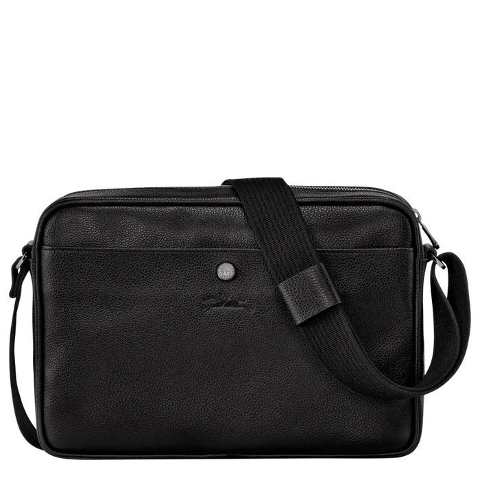 Crossbody bags Men Longchamp Le Foulonn M Camera bag Black
