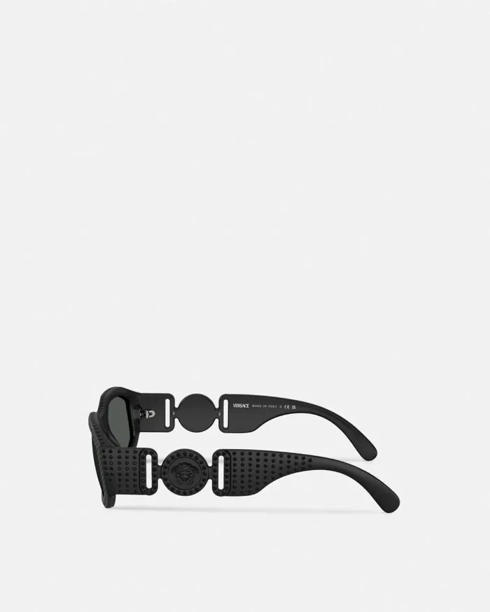 Crystal Medusa Biggie Sunglasses Black WomenMen Versace Sunglasses