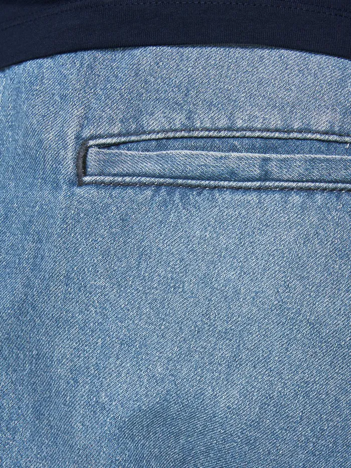 Denim Shorts JACK and JONES Mens CARGO DENIM SHORTS Blue Blue Denim On Sale