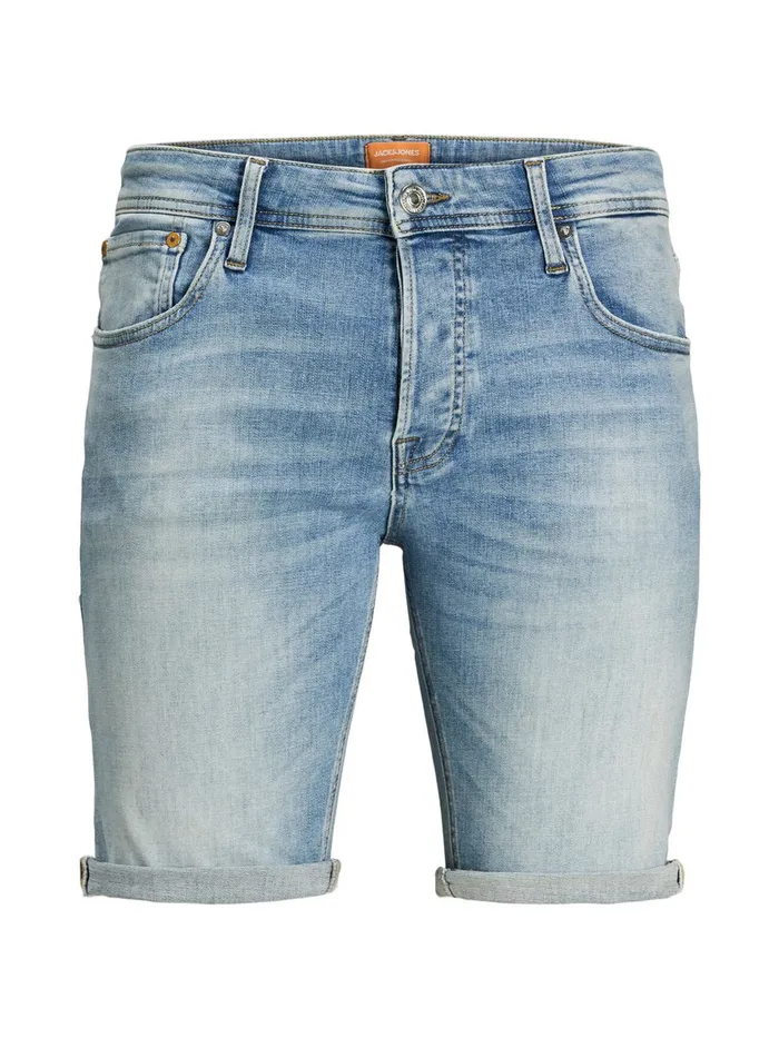 Denim Shorts JACK and JONES Mens RICK ORG JJ 657 50SPS DENIM SHORTS Blue Blue Denim On Sale