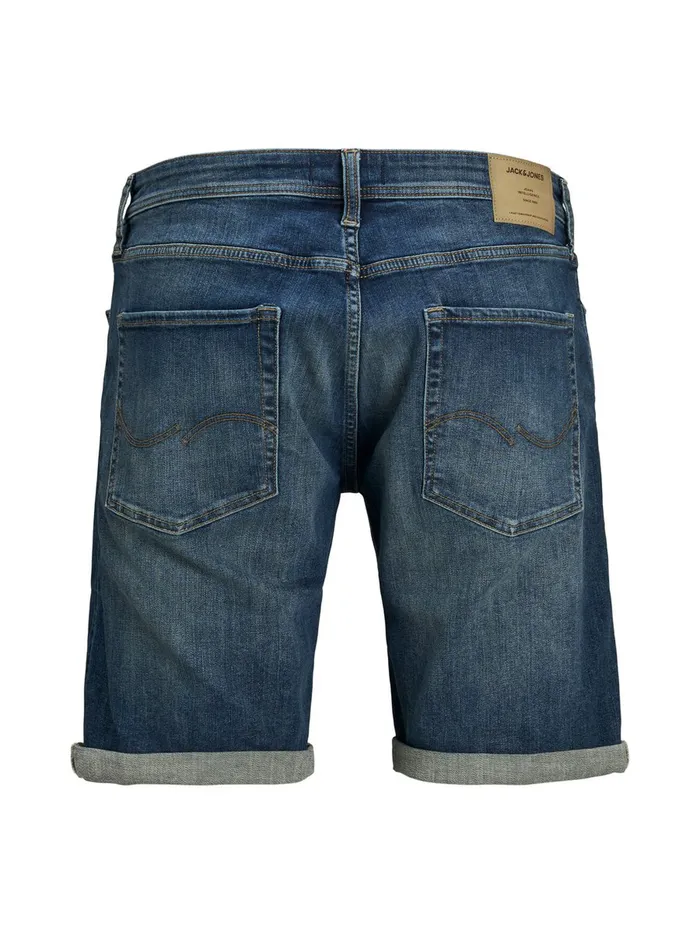 Denim Shorts JACK and JONES Mens RICK ORIGINAL AGI 005 DENIM SHORTS Blue Blue Denim Gift for Friend