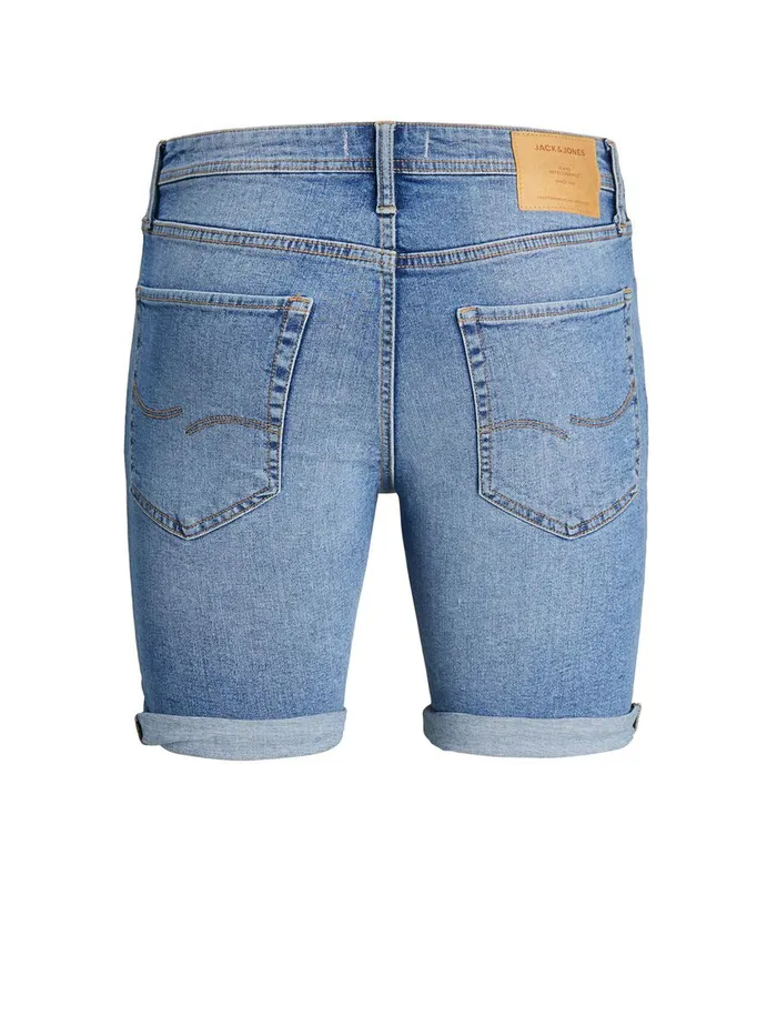 Denim Shorts JACK and JONES Mens RICK ORIGINAL NA 030 DENIM SHORTS Blue Blue Denim For Sale