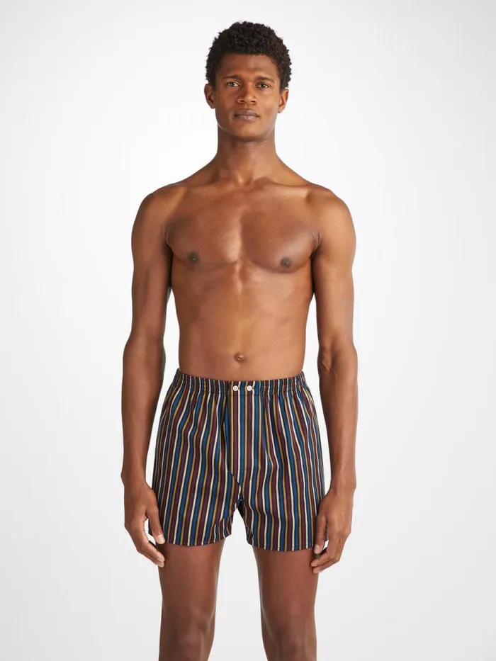 Derek Rose Classic Fit Boxer Shorts Men Classic Fit Boxers Wellington 57 Cotton Navy Derek Rose Classic Fit Boxer Shorts Men Classic Fit Boxers Wellington 57 Cotton Navy